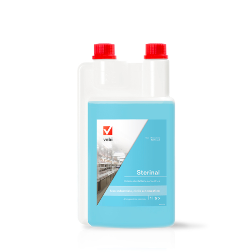 Vebi STERINAL Disinfettante concentrato battericida alghicida mufficida 1 LT