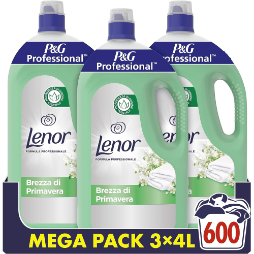 3 X PG Professional LENOR SPRING BREEZE Ammorbidente 200 lavaggi 4 LT - immagine 2
