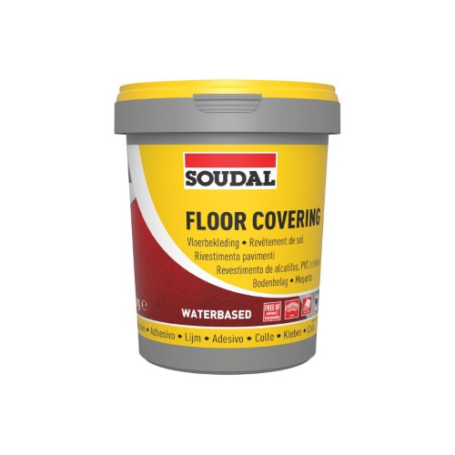 Soudal A26 COLLA Adesivo pavimenti morbidi rivestimenti moquette vinile pvc 1 KG