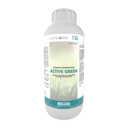 Bottos ACTIVE GREEN Concime fotoprotettore con microelementi prato tappeto erboso 1 KG