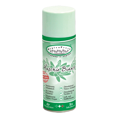 HygienFresh DEOSPRAY Deodorante Salva Tessuti e Ambiente MUSCHIO BIANCO 150 ML