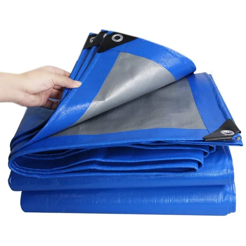 Arrigoni TELO TELONE PESANTE impermeabile multiuso blu/grigio 200 GR 5X8 MT 5X8 metri - immagine 3