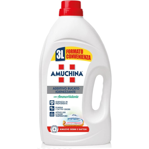 Amuchina ADDITIVO BUCATO Igienizzante liquido con ammorbidente 3 LT