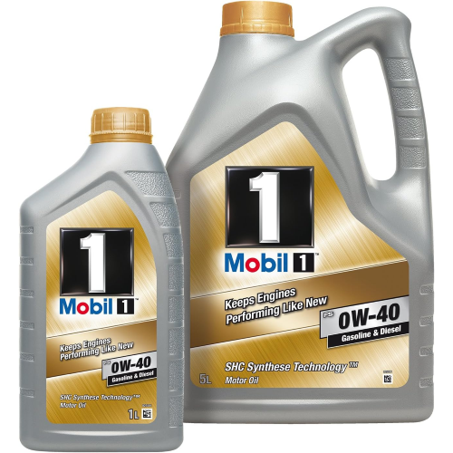Mobil 1 FS 0W40 Olio motore diesel e benzina 5 LT + 1 LT