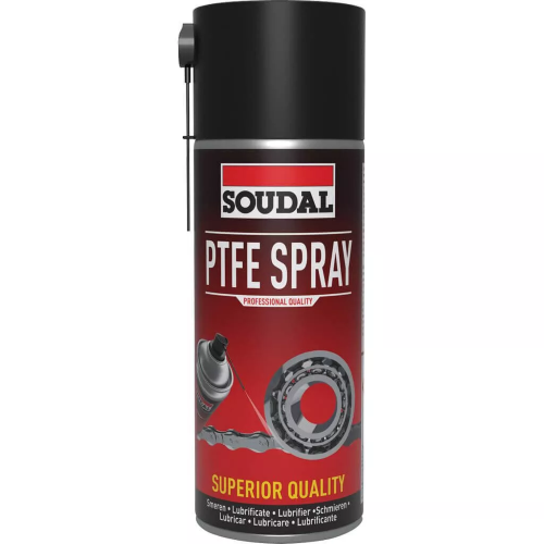 Soudal LUBRIFICANTE PTFE Spray secco idrorepellente auto casa industria 400 ML