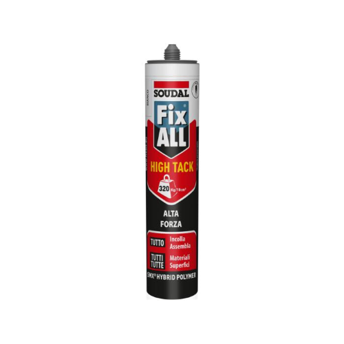 Soudal FIX ALL HIGH TACK Adesivo sigillante resistente acqua bianco 290 ML