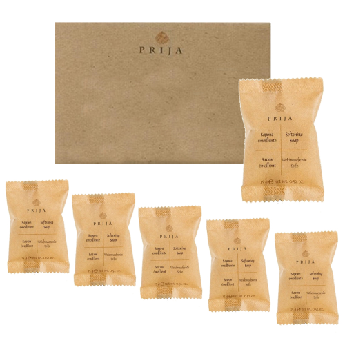 Prija SAPONE EMOLIENTE Saponetta vegetale rotonda 15 GR X 300 PZ