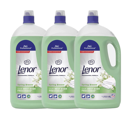 3 X PG Professional LENOR SPRING BREEZE Ammorbidente 200 lavaggi 4 LT