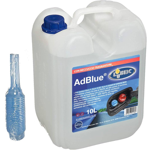 Lubex AD BLUE additivo urea auto furgoni motori diesel con beccuccio 10 LT