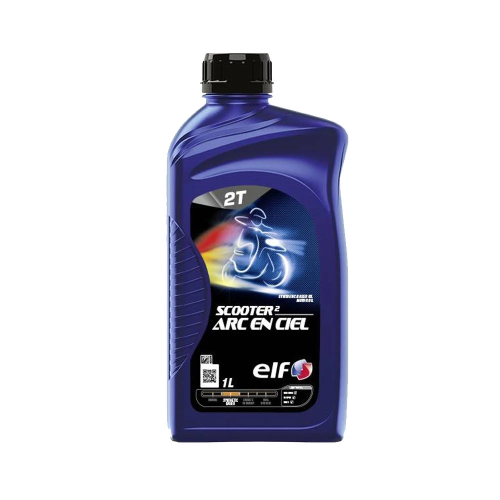 Elf SCOOTER 2T Arc En Ciel Olio Sintetico Scooter e moto 1 LT