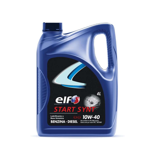 Elf START SYNT 10W40 Olio motore sintetico benzina diesel 4 LT