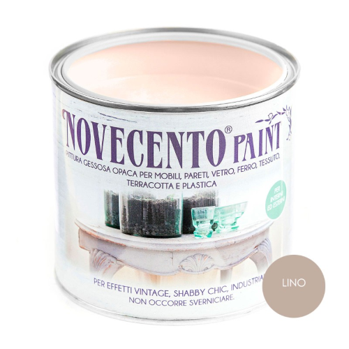 Novecento CHALK PAINT LINO Pittura Lavabile inodore senza primer 500 ML LINO