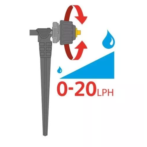 Hozelock - 7013 EASY DRIP MICRO DRIPPER Irrigazione 4mm 10 pezzi - immagine 3