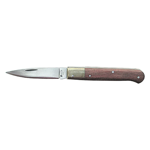 Ausonia 23024 Coltello Calabrese acciaio inox richiudibile manico legno 18 CM