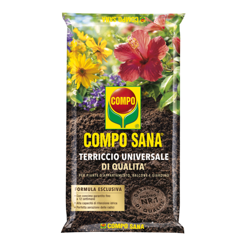 Compo SANA UNIVERSALE Terra Terriccio substarto concimato Turbo Radici 20 LT