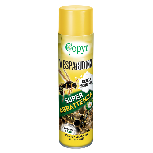 Copyr VESPABLOCK Insetticida aerosol schiumogeno gittata 4 m calabroni vespe 750 ML