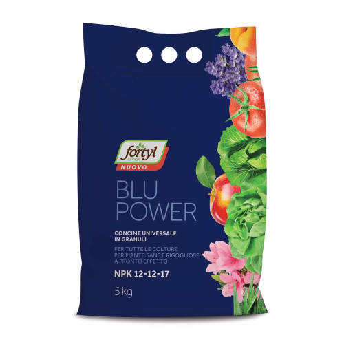 Copyr FORTYL BLU POWER NPK 12-12-17 Concime granuli idrosolubili orto e frutta 5 KG