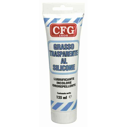 CFG GRASSO TRASPARENTE lubrificante al silicone incolore idrorepellente 125 ML