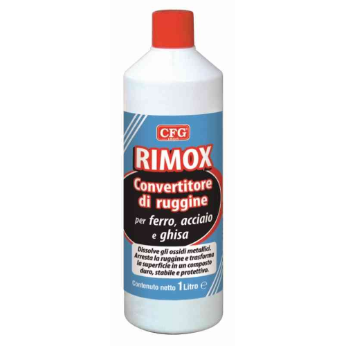 CFG RIMOX Convertitore disossidante elimina ruggine lucidante metalli pronto uso 1 LT