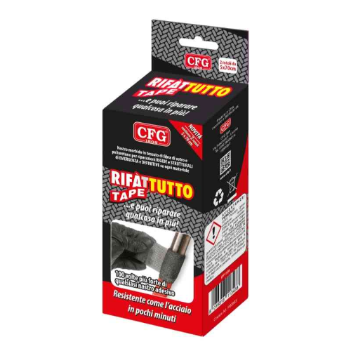 CFG RIFATTUTTO TAPE Nastro poliuretanico tessuto fibra vetro 2 rotoli 5x70cm