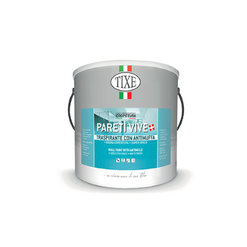 Tixe PARETI VIVE Idropittura anticondensa antimuffa umido bianca opaca 1 LT 1 LITRO