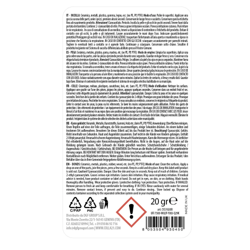 21 Ventuno COLLA ISTANTANEA UNIVERSALE cianoacrilicato 20 GR - immagine 2