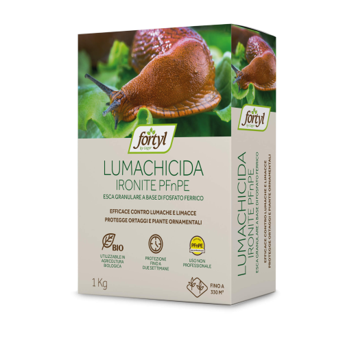 Copyr Fortyl IRONITE PFnPE Esca lumachicida Fosfato ferrico biologico orto 1 KG