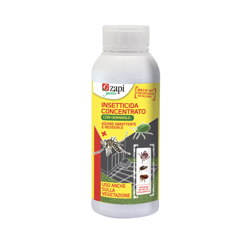 Zapi WACIP HP Insetticida Cipermetrina 9% Geraniolo Zanzare Mosche Scarafaggi 1 LT