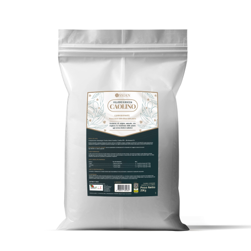 2 X Ossian CAOLINO MICRONIZZATO Rimedio naturale mosca olivo 25 KG - immagine 2