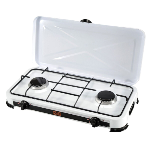 Vinco ART. 76002 FORNELLO A GAS TWO Due fuochi Gpl Campeggio Camper 1,2 kw