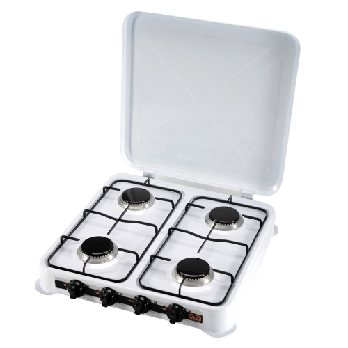 Vinco ART. 76004 FORNELLO A GAS FOUR Quattro fuochi Gpl Campeggio Camper 1,4 kw