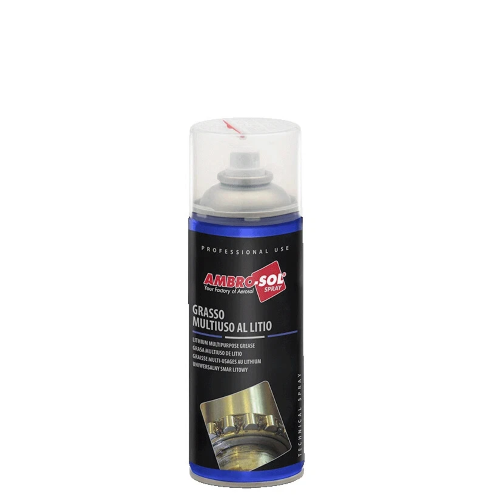 Ambro-Sol GRASSO MULTIUSO AL LITIO Lubrificante Protettivo resistente polvere 400 ML