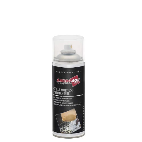 Ambro-Sol COLLA MULTIUSO PERMANENTE Gomma Metallo Legno Tessuti 400 ML