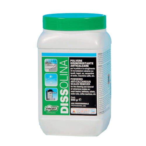 Facot DISSOLINA Polvere Disincrostante Anticalcare lavello bagno 600 GR
