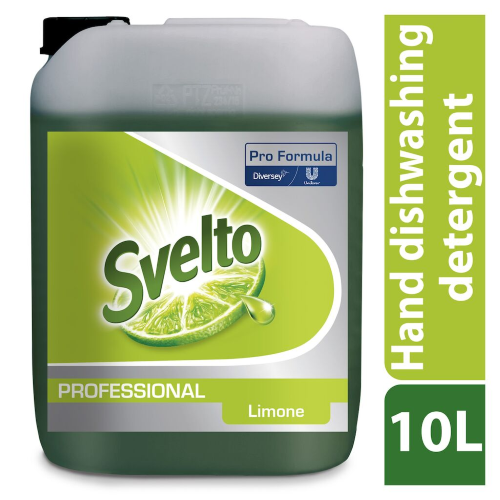 Diversey SVELTO LIMONE Detersivo Liquido Lavapiatti a mano 10 LT - immagine 4