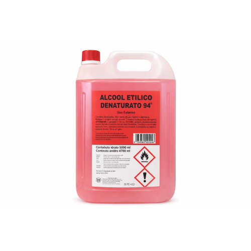 Sprintchimica ALCOOL ETILICO DENATURATO 94o disinfettante igienizzante 5 LT