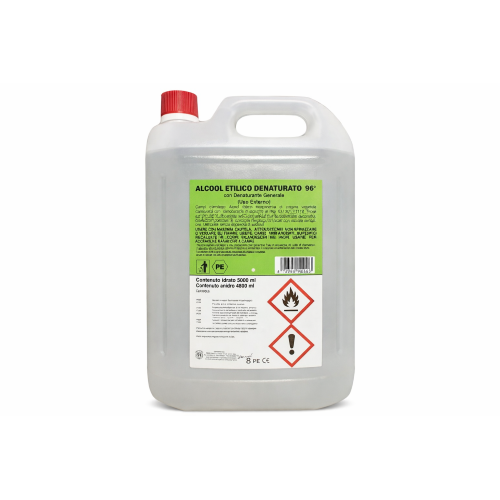 Sprintchimica ALCOOL ETILICO DENATURATO 96o disinfettante igienizzante 5 LT