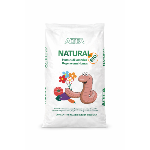 Altea NATURAL Humus di Lombrico Concime organico biologico 25 LT