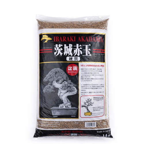 Akadama Ibaraki Hard Quality Substrato per Bonsai GRANO FINE 2/5 mm. 14 LT