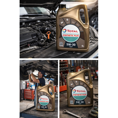 Total SYNTHETIC PLUS 5W30 Olio motore sintetico benzina diesel 4 LT - immagine 4