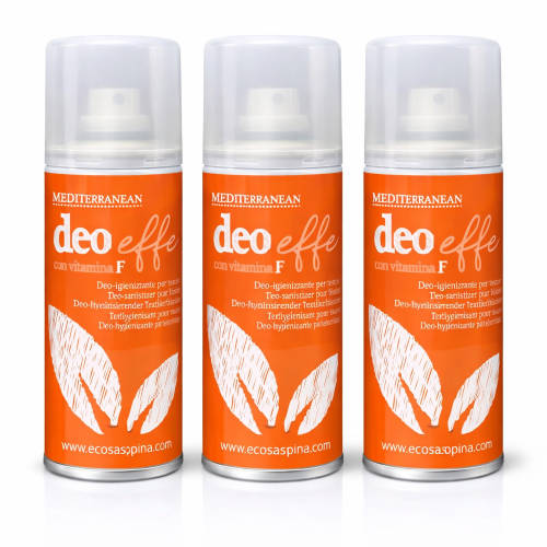 3 X Rampi MEDIT DEO EFFE Salvatessuti Deodorante Igienizzante Antitarme Spray 150 ML