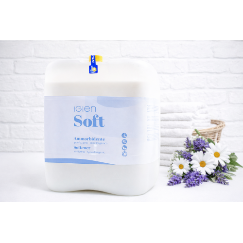 Rampi IGIENSOFT Ammorbidente Professionale Igienizzante Ipoallergenico Concentrato 5 KG - immagine 3