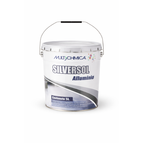 Multichimica SILVERSOL ALLUMINIO vernice impearmibilizzante termoisolante 5 LT