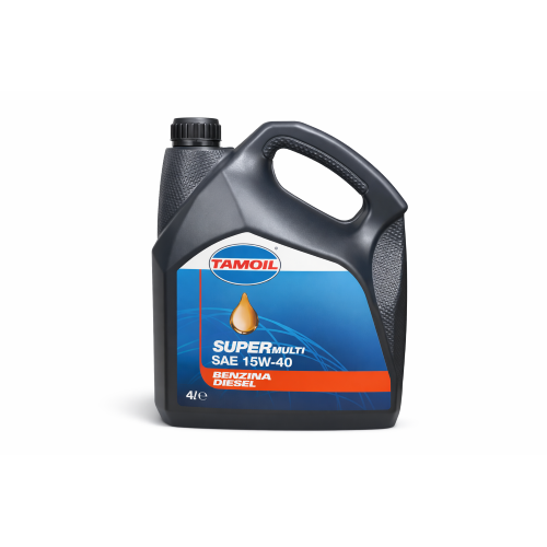 Tamoil SUPERMULTI SAE 15W40 B-D Olio motore benzina diesel 4 LT