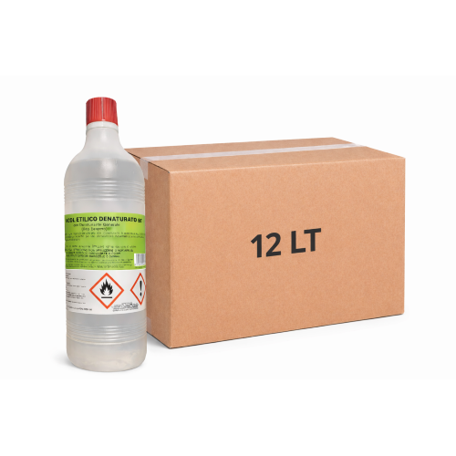 Sprintchimica ALCOOL ETILICO DENATURATO 96o disinfettante igienizzante 12 LT