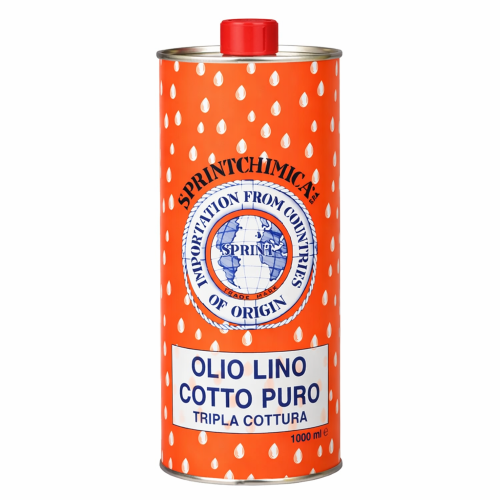 Sprintchimica OLIO LINO COTTO tripla cottura protettivo legno metallo 1 LT