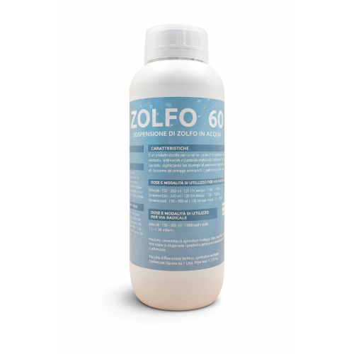 Bio ALT ZOLFO 60 L Rimedio biologico liquido Oidio Marciume apicale 1 LT