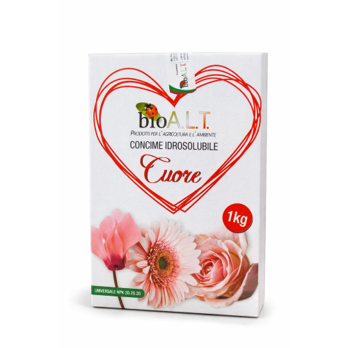 Bio Alt CUORE Concime NPK 20.20.20 polvere solubile 1 KG