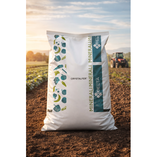Delta CRYSTALFER Solfato di Ferro Concime antimuschio rinverdente prato 25 KG - immagine 2
