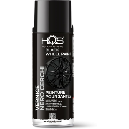 HQS RIMS PAINT ALLUMINIO Vernice Cerchioni ruote auto moto spray 400 ML ALLUMINIO RUOTE